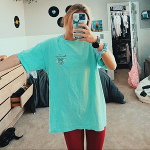 Teal t shirt
